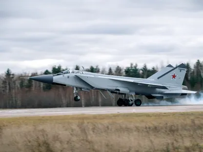 طائرة مقاتلة من طراز MiG-31I روسية الصنع في صورة غير مؤرخة - X@vkthakur
