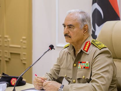 المشير خليفة حفتر قائد الجيش الوطني الليبي 