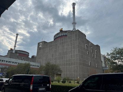 محطة زابوريجيا النووية خلال زيارة بعثة الوكالة الدولية للطاقة الذرية- 2 سبتمبر 2022 - via REUTERS