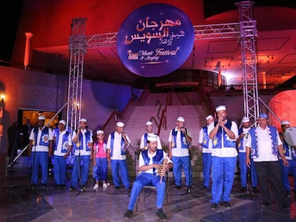 جانب من فعاليات مهرجان السويس الأول للموسيقى والغناء بمحافظة السويس في مصر - 25 يونيو 2022 - facebook/EgyptianMOC