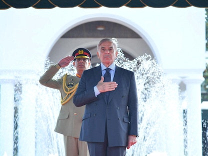 شهباز شريف رئيس الوزراء الباكستاني الجديد - via REUTERS