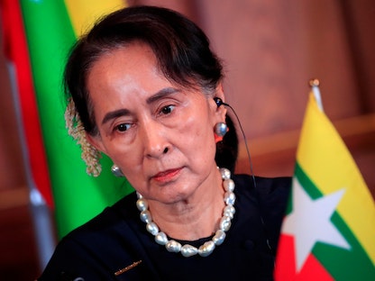 مستشارة الدولة السابقة في ميانمار أونج سان سو تشي - REUTERS