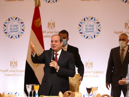 الرئيس المصري عبد الفتاح السيسي في كلمة له  خلال "إفطار الأسرة المصرية" - 26 أبريل 2022 