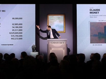 جانب من مزاد عقدته دار "كريستيز" في نيويورك، الولايات المتحدة - 12 مايو 2022. - christies.com
