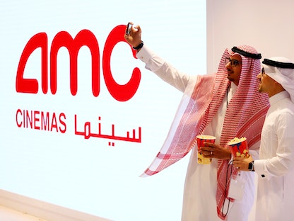 أول صالة سينما تجارية في الرياض، المملكة العربية السعودية- 18 أبريل 2018 - REUTERS