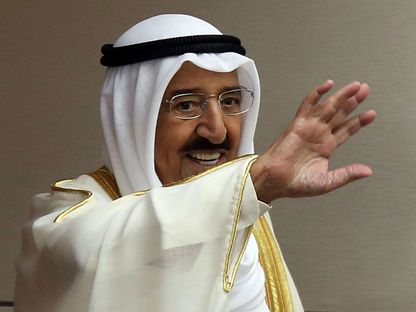 أمير الكويت الراحل الشيخ صباح الأحمد الجابر الصباح - AFP