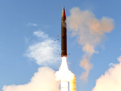صاروخ اعتراضي من منظومة "Arrow 3" الإسرائيلية - IAI