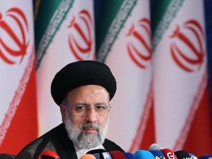 الرئيس الإيراني إبراهيم رئيسي - AFP
