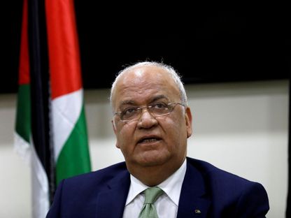 صائب عريقات كبير المفاوضين الفلسطينيين وأمين سر منظمة التحرير - REUTERS