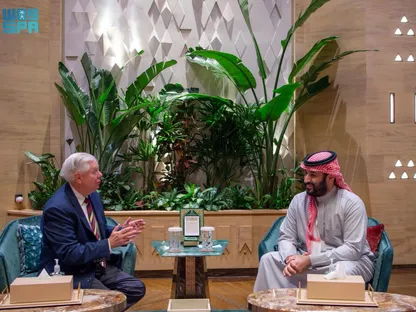 الأمير محمد بن سلمان يبحث مع  ليندسي جراهام تطورات الأوضاع الإقليمية والدولية