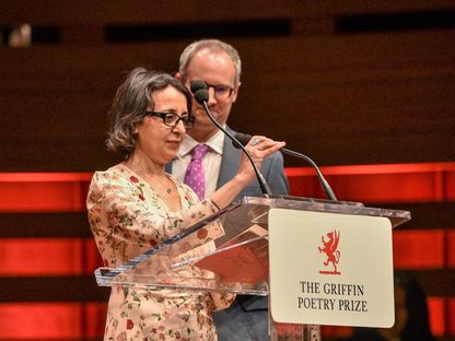 الكاتبة المصرية إيمان مرسال. 7 فبراير 2023 - griffinpoetryprize.com