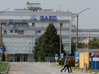 محطة زابوروجيا للطاقة النووية في منطقة زابوريجيا  جنوب شرقي أوكرانيا. 22 أغسطس 2022 - REUTERS