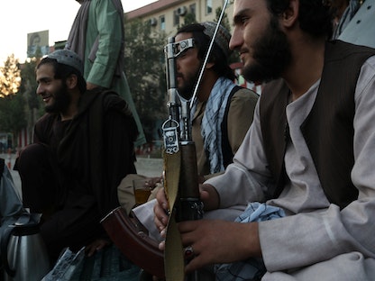 مسلحون من حركة طالبان في العاصمة الأفغانية كابول، 1 سبتمبر 2021 - REUTERS