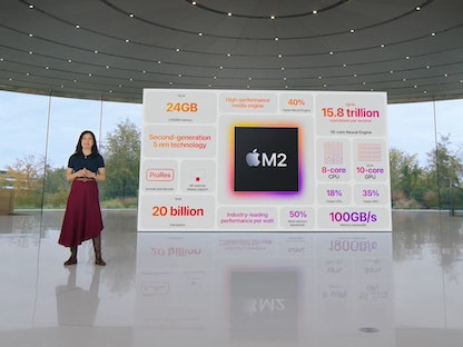 تقديم معالجات أبل الجديدة M2 - Apple.com