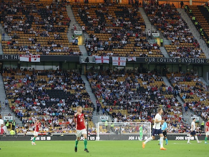 من مباراة إنجلترا والمجر في دوري الأمم الأوروبية  - Action Images via Reuters