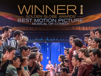 ملصق فيلم West Side Story الفائز بجائزة جولدن جلوب لـ"أفضل فيلم موسيقي أو كوميدي" - Twitter /goldenglobes