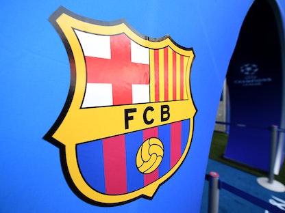 شعار نادي برشلونة - AFP