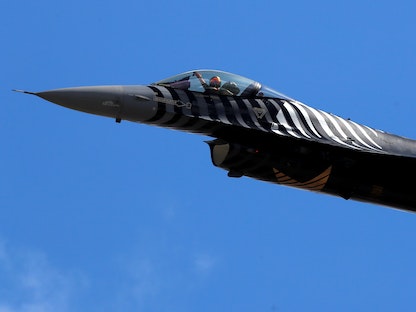طائرة من طراز "F-16" تابعة للقوات الجوية التركية  - REUTERS