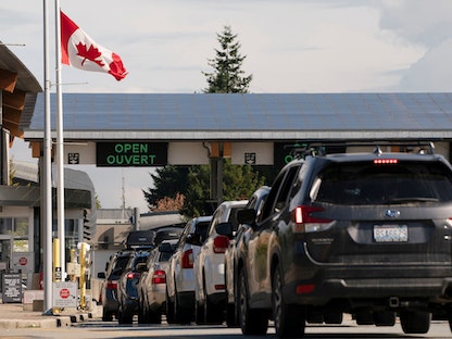 جانب من الحدود الأميركية الكندية - REUTERS