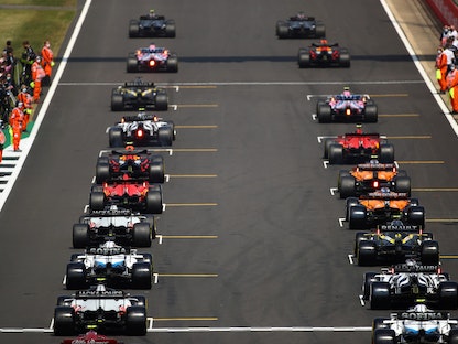 حلبة سيلفرستون لسباقات فورمولا-1 - Pool via REUTERS