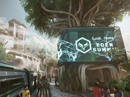 لقطة من لعبة Perfect Dark الجديدة والتي تجري أحداثها في العاصمة المصرية القاهرة. - Xbox