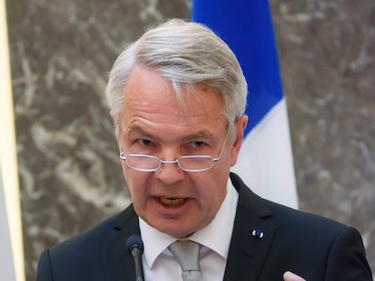 المبعوث الأوروبي الخاص ووزير الخارجية الفنلندي بيكا هافيستو - AFP