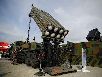 منظومة "سامب-تي" خلال معرض عسكري دولي في بولندا، 2 سبتمبر 2014 - REUTERS
