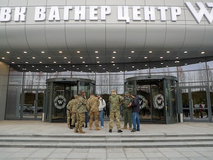 مقر مجموعة "فاجنر" الروسية شبه العسكرية في مدينة سانت بطرسبرغ الروسية. 4 نوفمبر 2022 - REUTERS