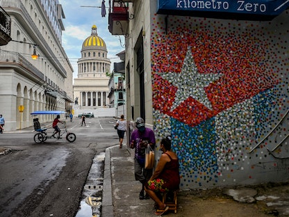 أحد شوارع العاصمة الكوبية هافانا، 12 يوليو 2021 - AFP