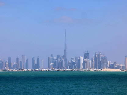 صورة لمدينة دبي - 22 يناير 2021 - AFP