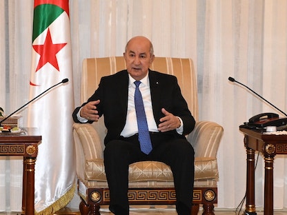 الرئيس الجزائري عبد المجيد تبون - "الرئاسة الجزائرية"