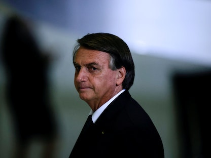 الرئيس البرازيلي السابق جايير بولسونارو في برازيليا. 22 يونيو 2022 - REUTERS