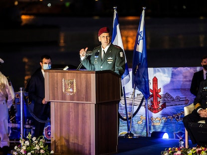 رئيس أركان الجيش الإسرائيلي المنتهية ولايته أفيف كوخافي- 2 ديسمبر 2020 - REUTERS