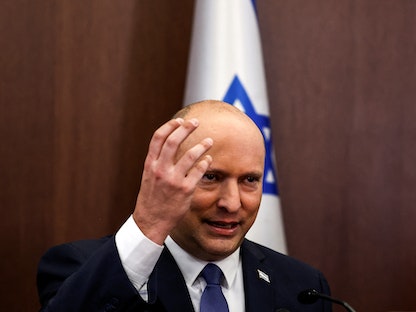 رئيس الوزراء الإسرائيلي نفتالي بينيت - REUTERS