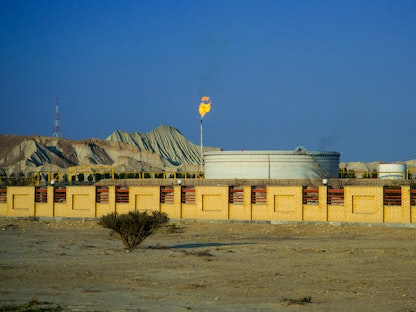 أحد مخازن النفط في جزيرة قشم بإيران - Getty Images