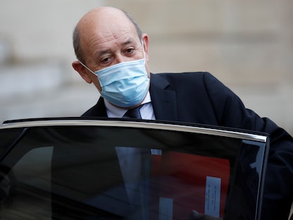 وزير الخارجية الفرنسي جان إيف لودريان - REUTERS 