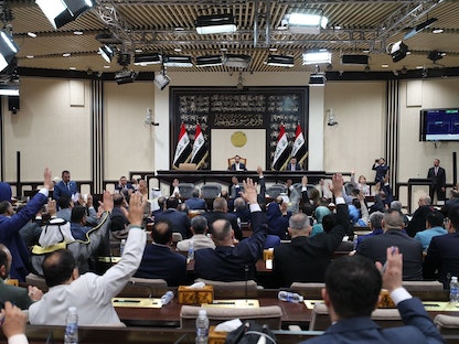 النواب البدلاء أثناء تأديتهم اليمين الدستورية - 23 يونيو 2022 - Twitter@mediaofspeaker