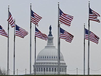مبنى الكونجرس الأميركي في واشنطن. 25 ديسمبر 2021 - AFP