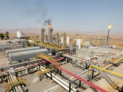 حقل لاستخراج النفط في أربيل بإقليم كردستان العرقي، 16 أغسطس 2014. - REUTERS