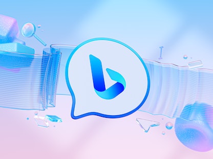 شعار محرك مايكروسوفت البحثي الذكي "Bing Chat" - twitter.com/bing