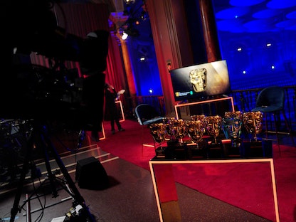 حفل توزيع جوائز الأكاديمية البريطانية للأفلام الـ 74، في قاعة ألبرت الملكية، لندن. 10 أبريل 2021 - REUTERS
