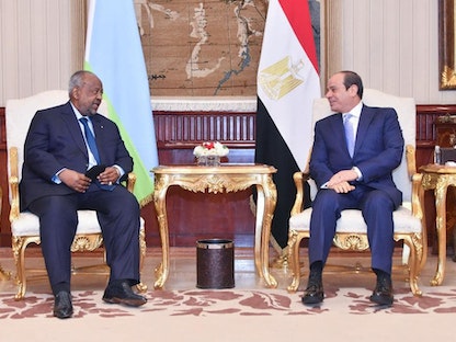 السيسي يبحث مع رئيس جيبوتي الأوضاع بالقرن الإفريقي وأمن البحر الأحمر