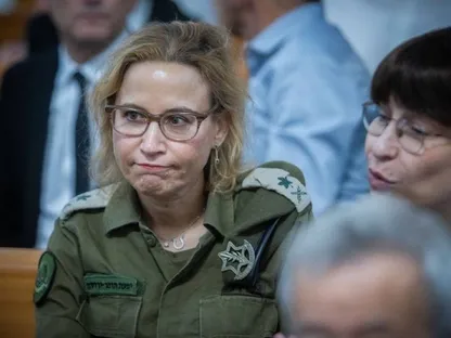 صورة متداولة عبر منصة "إكس"للمدعية العسكرية الإسرائيلية السابقة يفات تومر يروشالمي. 1 نوفمبر 2025 - @EretzIsrael