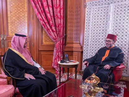 ملك المغرب محمد السادس يستقبل الأمير تركي بن محمد بن فهد وزير الدولة عضو مجلس الوزراء السعودي في الدار البيضاء. 7 أكتوبر 2025 - وكالة "واس"