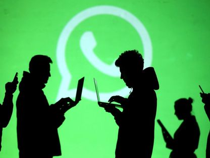 شعار تطبيق "واتساب" للمراسلة الفورية - REUTERS 
