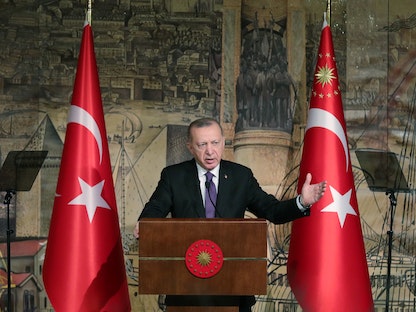 الرئيس التركي رجب طيب أردوغان  - via REUTERS