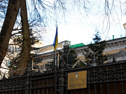 مبنى السفارة الأوكرانية في روسيا - REUTERS