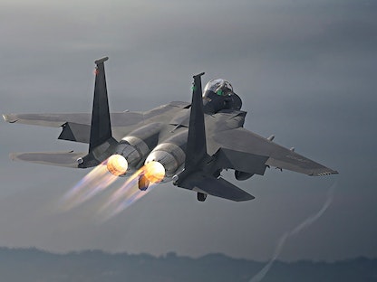 صورة مقاتلة من طراز F-15-EX نشرها موقع شركة "بوينج" الرسمي بتاريخ غير محدد - boeing.com