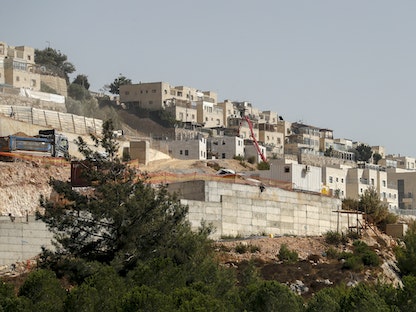 جانب من مستوطنة رمات شلومو الإسرائيلية في القدس الشرقية، 1 سبتمبر 2021 - AFP