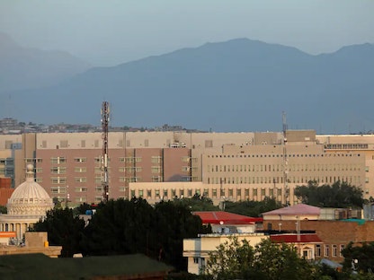 مقر السفارة الأميركية في العاصمة الأفغانية كابول  - AP